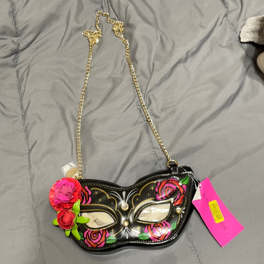 Betsy Johnson masquerade themed purse!